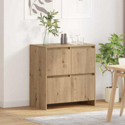 Berkfield Sideboard Artisan Oak 70 X 41 X 75 Cm Engineered Wood - thumbnail 4