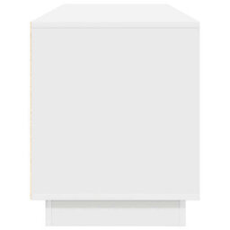 Walplus Tv Cabinet With Led Lights White 160.5X41X50 Cm - thumbnail 8