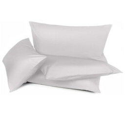 Bedlooms Satin Silk Pillowcase Silver 2 Pair - Anti Wrinkle Pillow Covers For Hair & Skin Friendly Pillowcases Bedding Set 50X75Cm - thumbnail 1