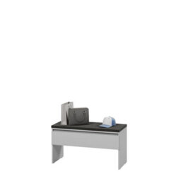 Arte Grey Simply 3 Hallway Bench W92Cm X H50Cm X D40Cm - Modern Minimalist Style - thumbnail 3