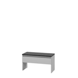 Arte Grey Simply 3 Hallway Bench W92Cm X H50Cm X D40Cm - Modern Minimalist Style - thumbnail 1