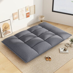 Costway Floor Sofa Chair Convertible Lazy Couch With Adjustable Backrest - thumbnail 8
