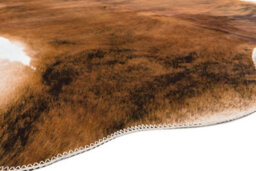Beige Anti-Slip Luxurious Modern Cowhide Abstract Rug Easy To Clean Living Room And Bedroom-190Cm X 240Cm - thumbnail 2