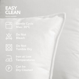 Deconovo Set Of 2 Cushion Covers 60Cm X 60Cm 24X24 Inches Flanges Throw Pillow Cases For Chairs With Invisible Zipper Pure White - thumbnail 4
