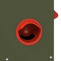 Walplus Olive Green Chicken Feeder, 25 Kg Capacity, With Cover Lock 60.5 X 29 X 51 Cm Cold-Rolled Steel - thumbnail 8