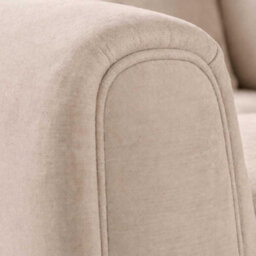 Furnishings For Less UK Ascot 5 Seater Corner Sofa Chenille Fabric Beige - thumbnail 2