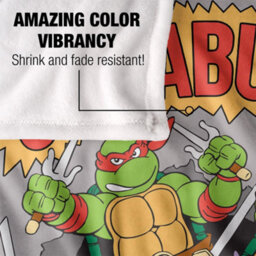 Tmnt Cowabunga Dude Silky Supersoft Blanket Multicoloured (152Cm X 127Cm) - thumbnail 4