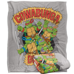 Tmnt Cowabunga Dude Silky Supersoft Blanket Multicoloured (152Cm X 127Cm) - thumbnail 2