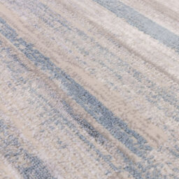 The Rug Edit Ritz Metallic Stripe Blue Living Room Rug - 160X220Cm - thumbnail 7