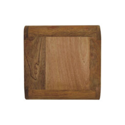Artisan Furniture Solid Wood Mini Curve Oak-Ish Floating Bedside - thumbnail 7