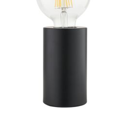 Harbour Studio Reno Cylinder Matt Black Table Lamp Base - thumbnail 5