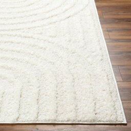 Livabliss Rodos-Modern Beige White Soft Plush Pile Living Bedroom Rug 200 X 275 Cm Easy Care, Non Shedding - thumbnail 5
