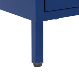 Beliani Storage Unit Varna Metal Navy Blue - thumbnail 8