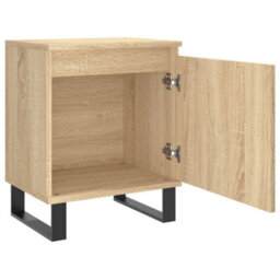 Berkfield Bedside Cabinets 2 Pcs Sonoma Oak 40X30X50 Cm Engineered Wood - thumbnail 6