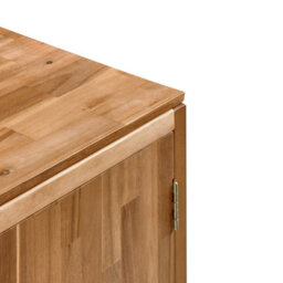 Beliani Outdoor Kitchen Cabinet Venosa Acacia Wood 80 Cm 50 Cm Brown - thumbnail 8