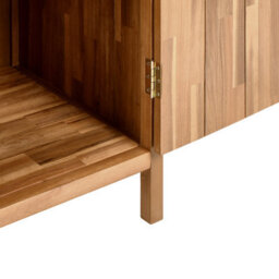 Beliani Outdoor Kitchen Cabinet Venosa Acacia Wood 80 Cm 50 Cm Brown - thumbnail 9