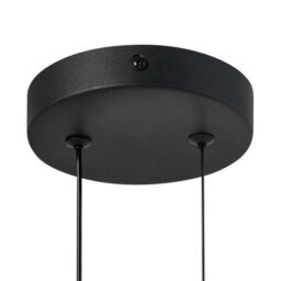 Wyld And Coco Lumina Pendant Lamp Black Metal With Integrated Led And Adjustable Shade - thumbnail 6