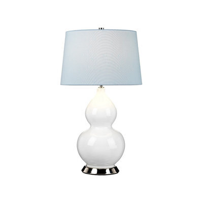 Luminosa Lighting Elstead Isla Batten, Polished Nickel, White, Blue - image 1