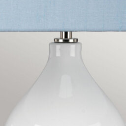Luminosa Lighting Elstead Isla Batten, Polished Nickel, White, Blue - thumbnail 3