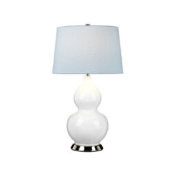 Luminosa Lighting Elstead Isla Batten, Polished Nickel, White, Blue - thumbnail 1
