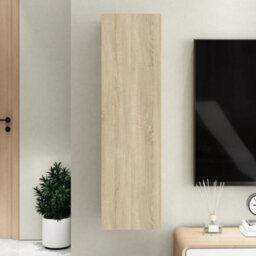 Berkfield Tv Cabinet Sonoma Oak 30.5X30X110 Cm Engineered Wood - thumbnail 9