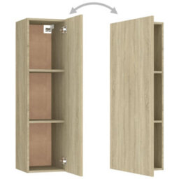 Berkfield Tv Cabinet Sonoma Oak 30.5X30X110 Cm Engineered Wood - thumbnail 6