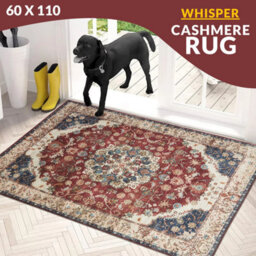 Ameha Cashmere Rug Luxurious Comfort 60 X 110 Cm Pet Friendly Non Slip Door Floor Mat Whisper Rugs