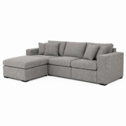 Loft Home Arden Stone Stone Grey Lhf Corner Sofa - thumbnail 2