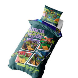 Teenage Mutant Ninja Turtles Tmnt Reversible Duvet Set Multicoloured (Single) - thumbnail 1