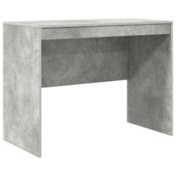Berkfield Modern Writing Desk Concrete Grey Mdf 100 X 50 X 76 Cm Writing Desk