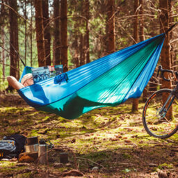 Amazonas Ultralight Camping Hammock Adventure Ice Blue - thumbnail 4