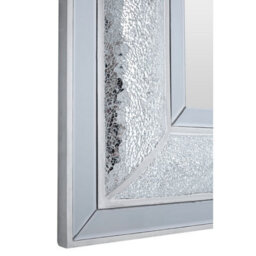 Orsina Glass Mosaic Wall Mirror, Antique Wall Mirror With Bevelled Edges, Modern Wall Mirror For Living Room - thumbnail 3
