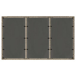 Berkfield Garden Table With Glass Top Grey 150X90X75 Cm Poly Rattan - thumbnail 7