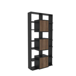 Decorotika Monaco Modern Bookcase Black Alina - thumbnail 5