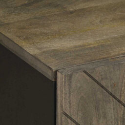 Berkfield Sturdy Wall-Mounted Bathroom Cabinet Black 38X33X48 Cm Solid Wood Mango - thumbnail 7