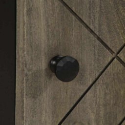 Berkfield Sturdy Wall-Mounted Bathroom Cabinet Black 38X33X48 Cm Solid Wood Mango - thumbnail 8