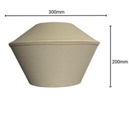 CGC Lighting Cgc Celest Beige Spherical Cotton Fabric 30Cm Lampshade - thumbnail 9