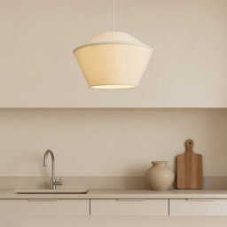 CGC Lighting Cgc Celest Beige Spherical Cotton Fabric 30Cm Lampshade - thumbnail 3