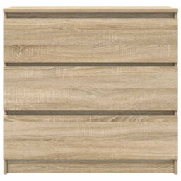 Berkfield Sideboard Sonoma Oak 80X35X76 Cm Engineered Wood - thumbnail 6