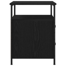 Walplus Bedside Cabinet With Drawer Black Oak 44 X 45 X 60 Cm - thumbnail 7