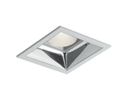 Luminosa Lighting Luminosa Lander Led Downlight Anti-Glare, White With Chrome Reflector, 4000K