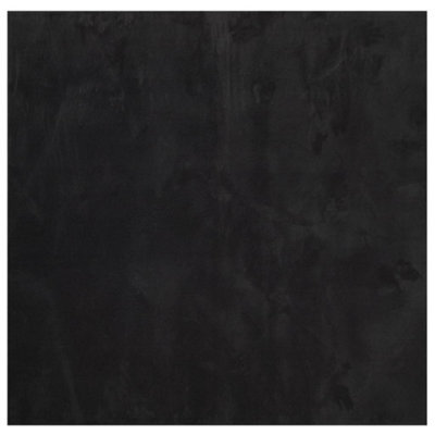 Berkfield Modern Rug Huarte Short Pile Soft And Washable Black 240X240 Cm