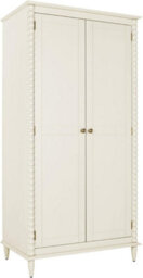 Statement Furniture Cromwell Double Wardrobe With Shelf And Hanging Rail -Linen - thumbnail 2
