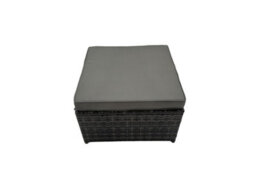 Fimous Rattan Garden Outdoor Furniture Set 10 Seater Garden Sofa Coffee Table Sets With Chair 3 Footstools Dark Grey Mixed - thumbnail 6