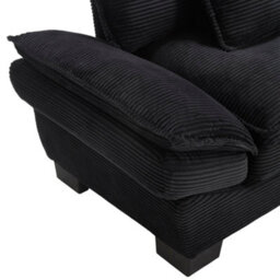 Abrihome Oversized Loveseat Sofa, Upholstered Sectional Sofa With Pillows, Deep Seat Comfy Corduroy Sofa Couch For Living Room - thumbnail 8