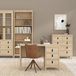 Furniture To Go Barcelona Chest 3+2 Drawers In Jackson Hickory Oak - thumbnail 6