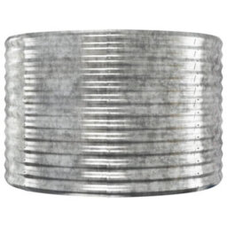 Berkfield Durable Garden Planter Silver 554X100X68 Cm Powder-Coated Steel - thumbnail 4