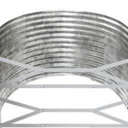 Berkfield Durable Garden Planter Silver 554X100X68 Cm Powder-Coated Steel - thumbnail 5