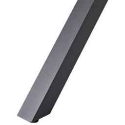 Beliani Extending Garden Dining Table Fanes 184/242 Cm 90 Cm Metal Graphite Grey - thumbnail 8
