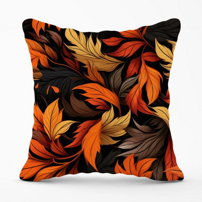 Warren Reed Designer Autumn Leaves Design Outdoor Cushion 45Cm X 45Cm - image 1